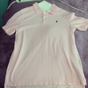 Salmon pink Ralph Lauren kids polo shirt